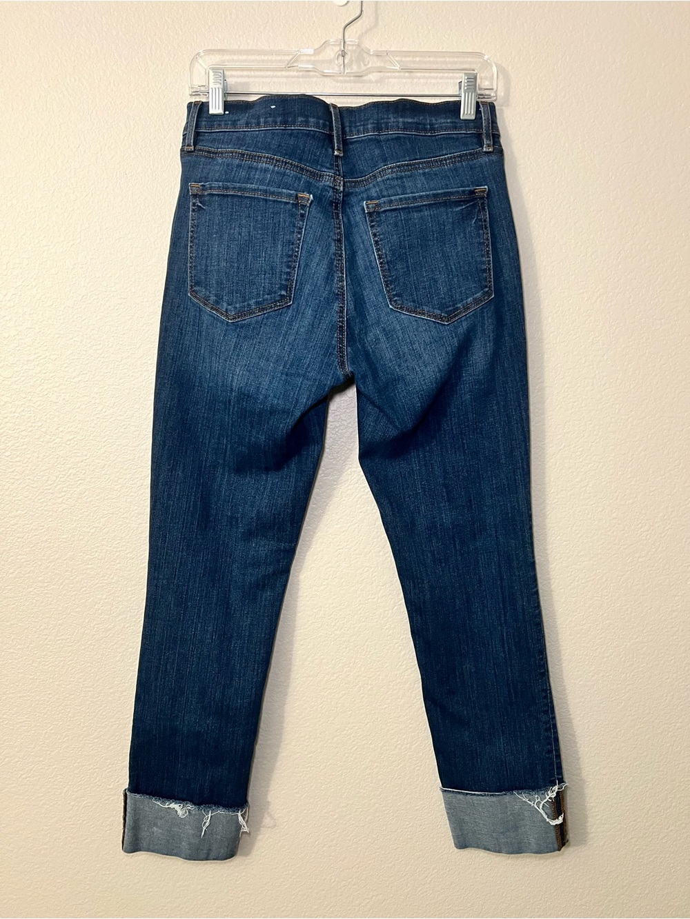 LOFT Modern Straight Cuffed Crop Jeans Women’s Size 8/29 Medium Wash Denim - Picture 3 of 7